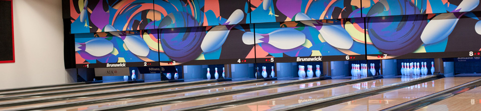 Play-Off mit 10 Bowlingbahnen